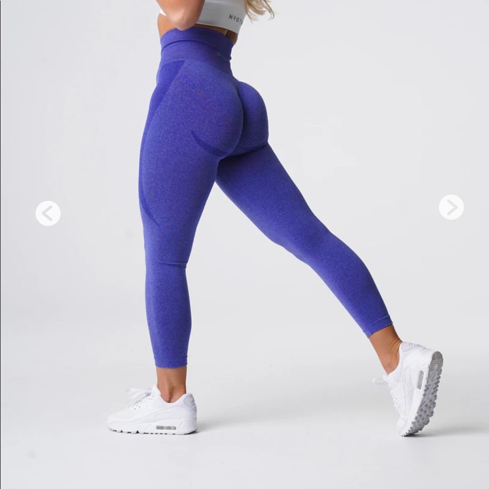NVGTN Electric blue contour seamless leggings XS New with tags